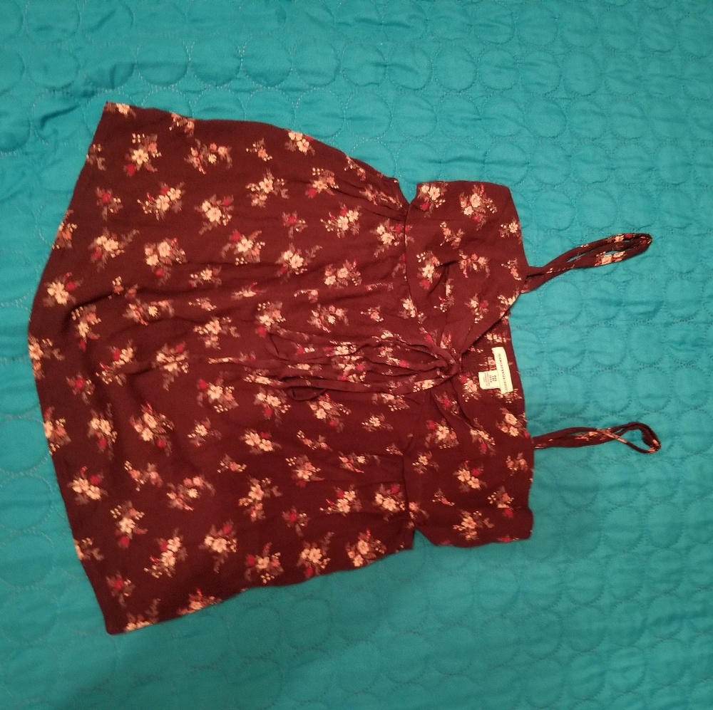 American Eagle floral tank